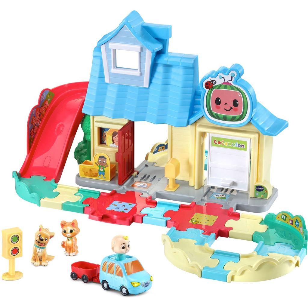 Tut Tut Baby Flitzer - CoComelon JJs Spielhaus Schienenset Produktbild 