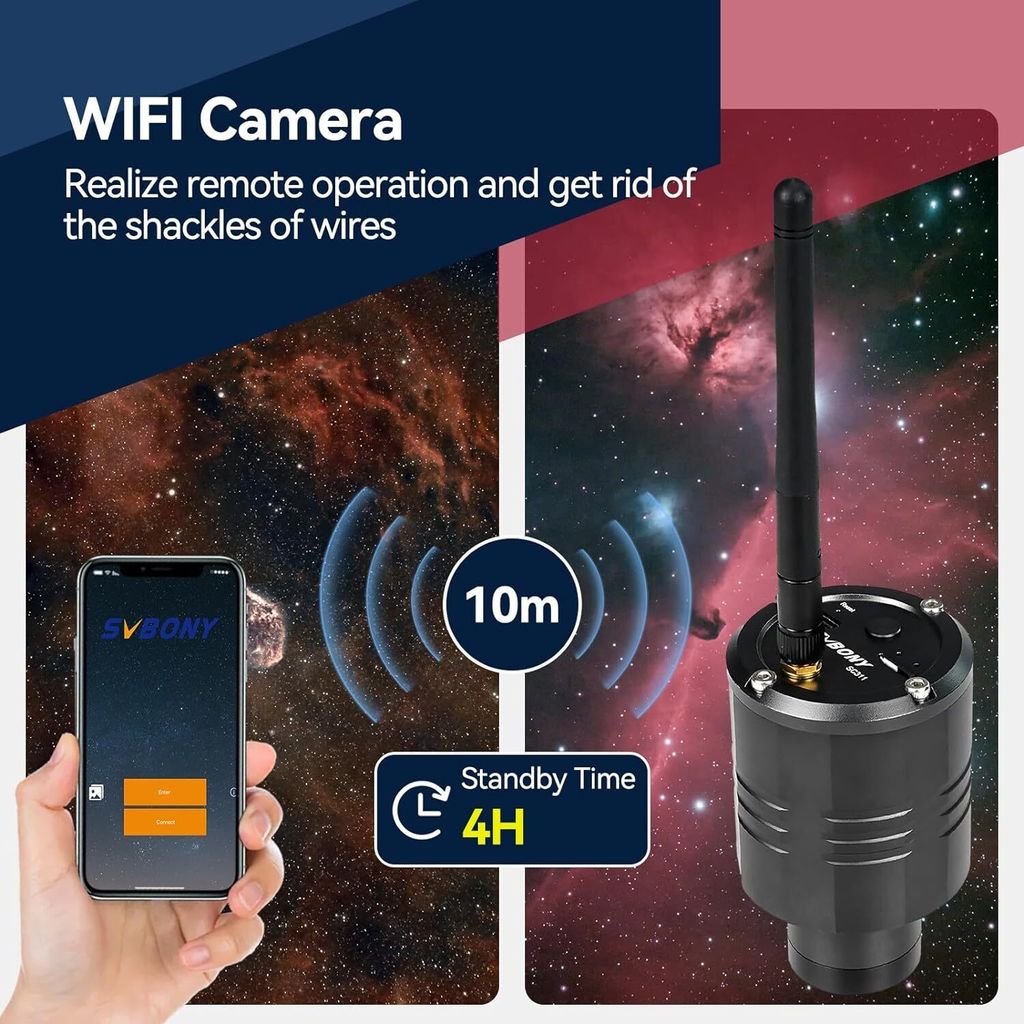Svbony SC311 základní astronomická kamera s WiFi Obrázek produktu 5