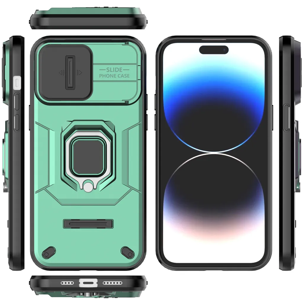 Custodia IPhone 15 Pro Max 6.7'' – Doppio Strato Con Protezione Militare Anti Caduta – Antiscivolo E Antiurto – Cover Rigida E Morbida (2023) - 2