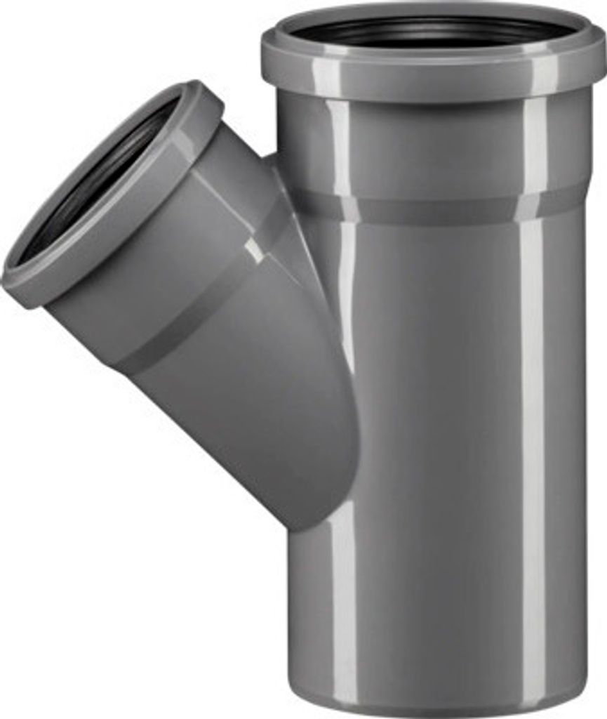 HT-EA Einfachabzweig 45° DN110/90 mm