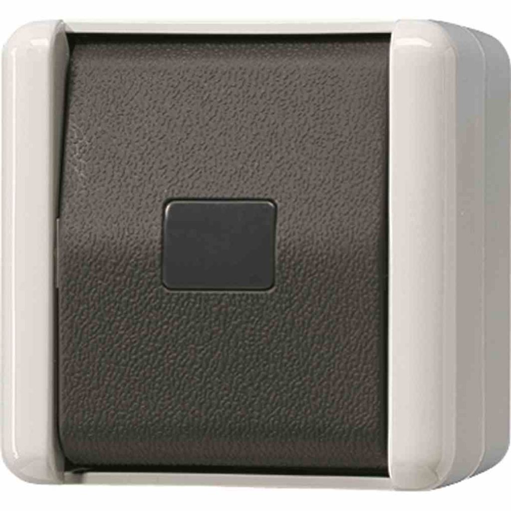 JUNG Taster m neutraler Kalotte 833W WG800 IP44 Wechsler 833W (833W)