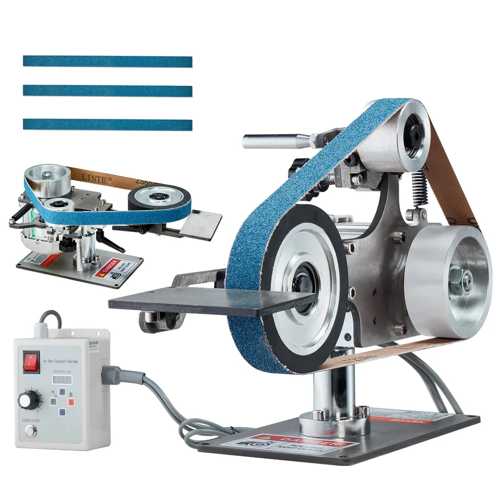 Polisseuse Ponceuse à Bande 30 x 1 Pouces à Vitesse Variable 550W