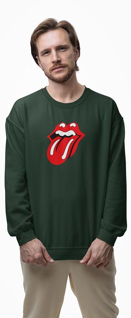 D&B Design Uni Pullover SWZN00003 Stones Waldgrün-Größe L