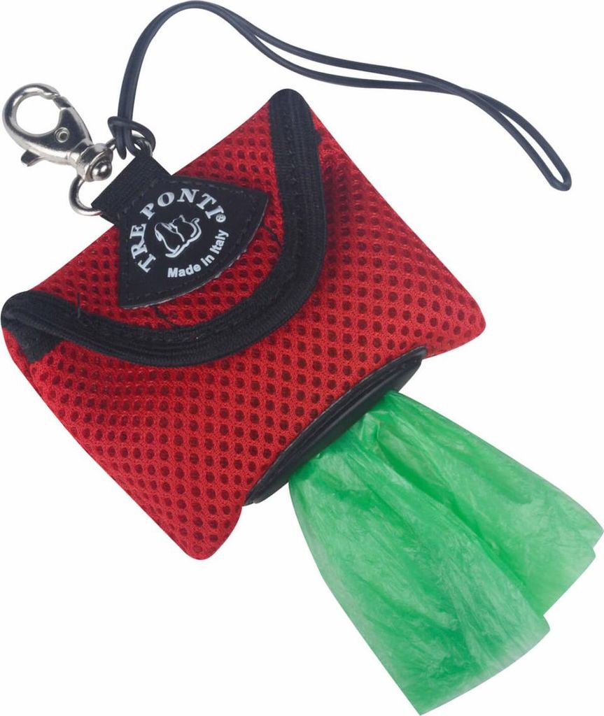 Tre Ponti Hygienic Bag Hundekotbeutel-Spender rot