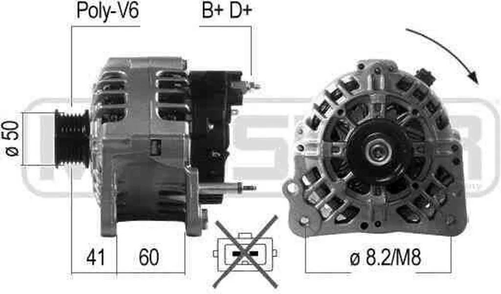 Alternateur ERA 210488A - OE 047 903 015 M pour Skoda Felicia 6U
