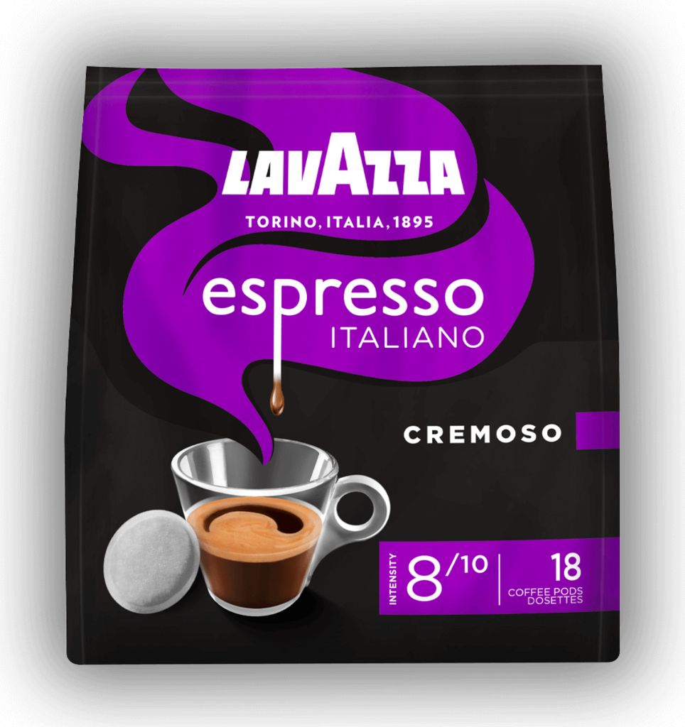 LAVAZZA Espresso Cremoso Kaffeepads Arabica- und Produktbild 