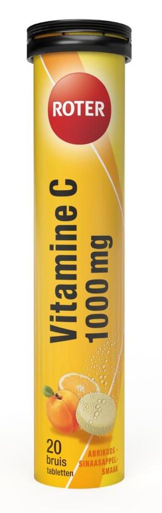 Roter Vitamine C Bruis 1000 mg abrikoos sinaasappel (20 Productafbeelding 