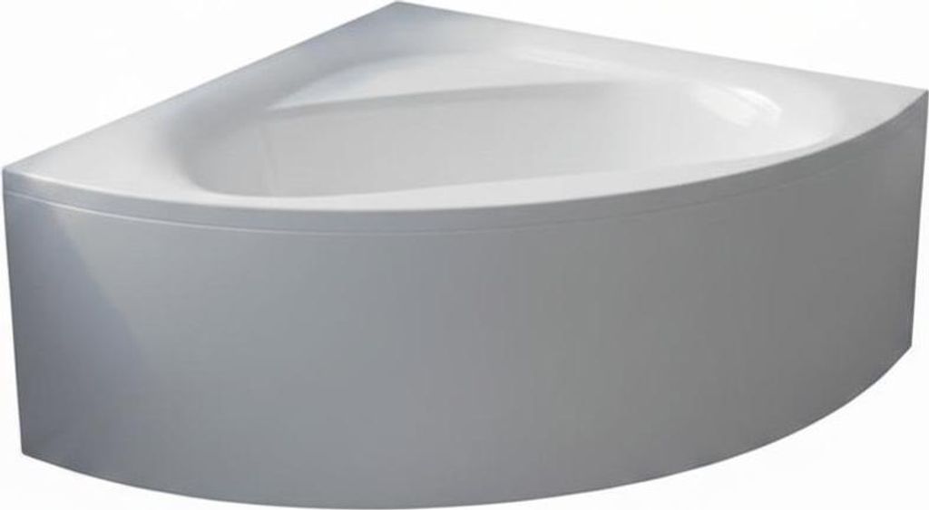 Eck-Badewanne BRISA ohne Ab- und Überlaufventil 140x140 ohne Verkleidung