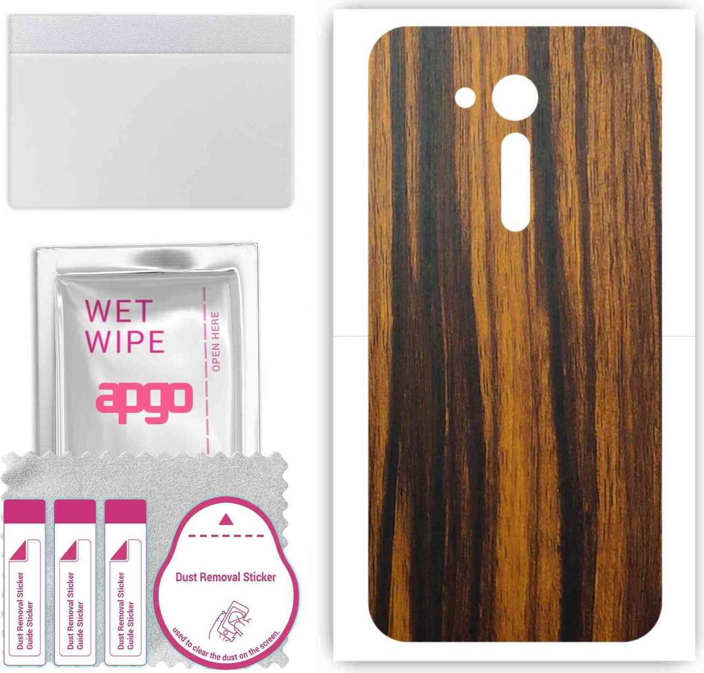 apgo Rückseite Schutzfolie, Skin, kompatibel mit Asus Zenfone Go ZB551KL, Hinten Displayschutzfolie aus Vinylfolie, kratzfest, einfache Montage - ...