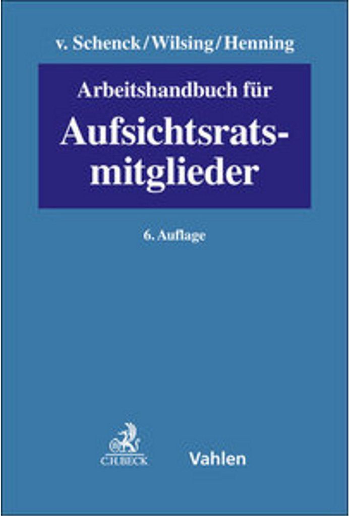 Arbeitshandbuch für Aufsichtsratsmitglieder