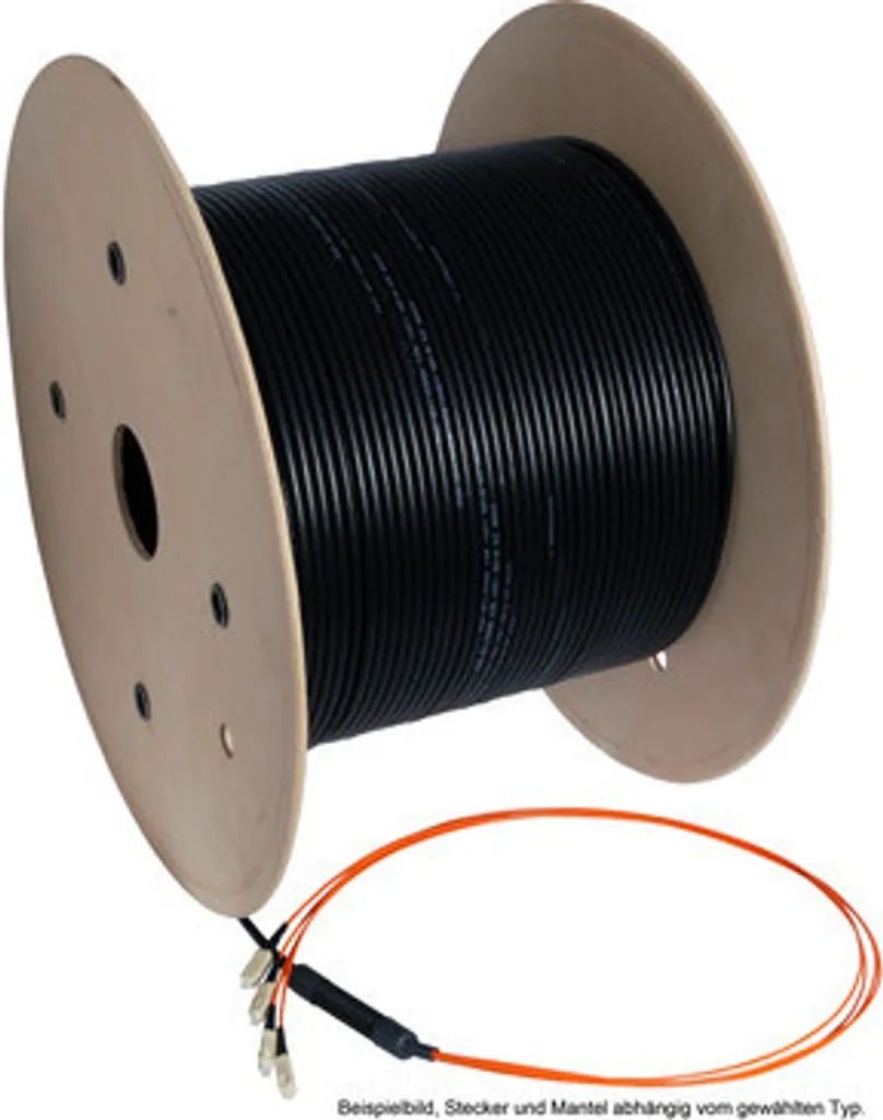 Liaison fibre inter-bâtiment 80m OM3 8 brins LC/LC U-DQ(ZN)BH EFB
