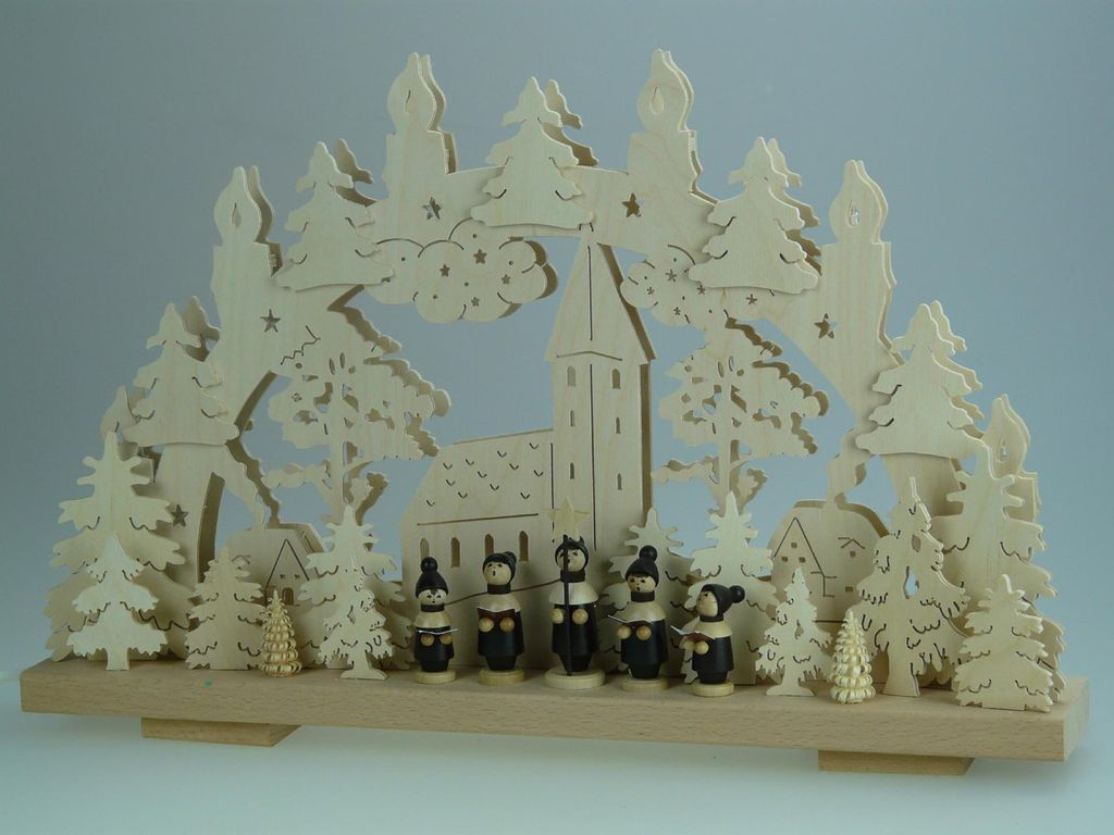 Original Erzgebirgischer Marken Schwibbogen Lichterbogen 50 x 31 cm S50-2_8