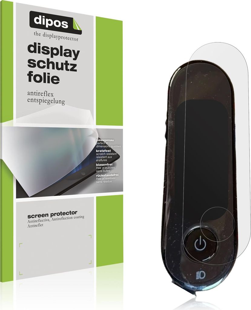 4x Schutzfolie für Xiaomi Electronic Scooter 4 Pro Max 2.Gen matt Displayschutzfolie Folie Display Schutz dipos