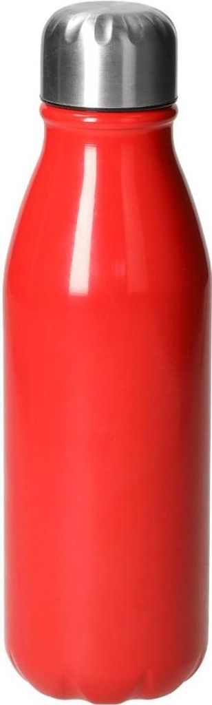 Trinkflasche 0,5 l "Colare" - robuste Aluminiumflasche für Kinder & Erwachsene - ideal für Schule & Alltag - rot