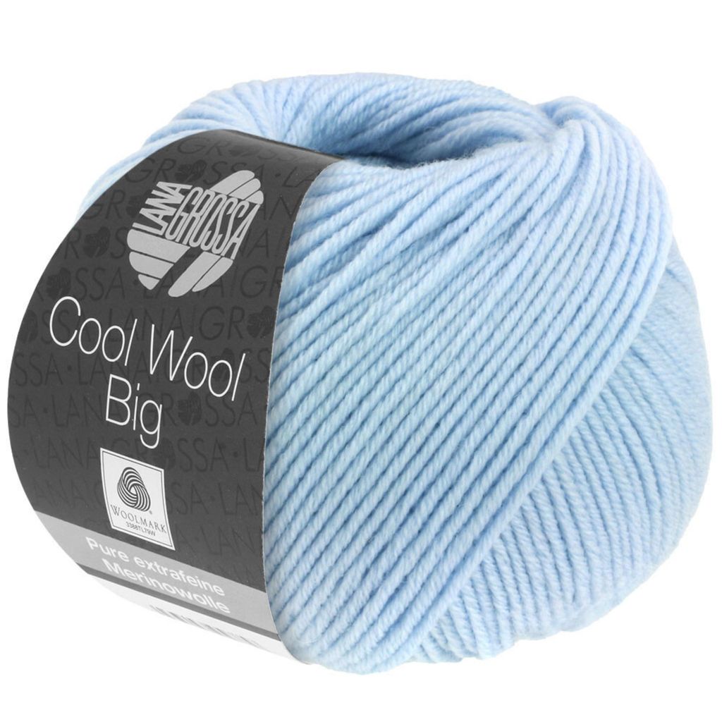 Lana Grossa - Cool Wool Big 0604 hellblau Produktbild 