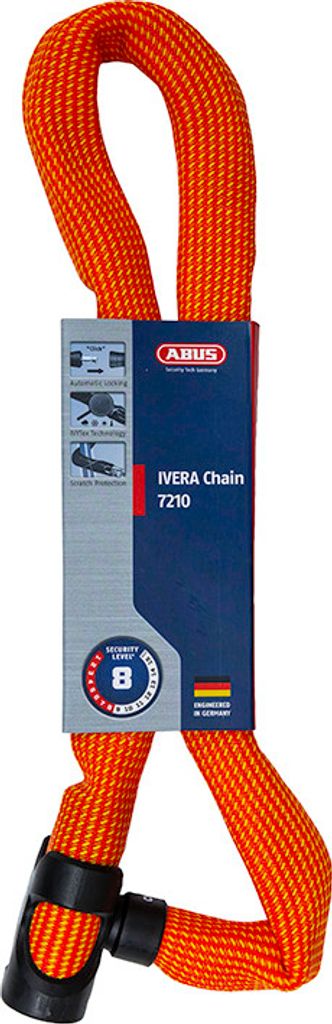 Lucchetto A Catena ABUS IVERA 7210 - Catena 85 Cm, Rivestita In IvyTex, Sicurezza Livello 8 - Antracite - Foto 7