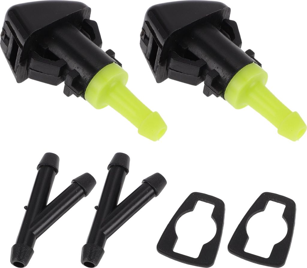 Kein. 05303834AB Windschutzscheibenwaschdüse für Jeep Patriot 2008-2016 Schwarz, Grün Frontscheibenwaschdüsen Wischerdüse Spritzdüse Kunststo...