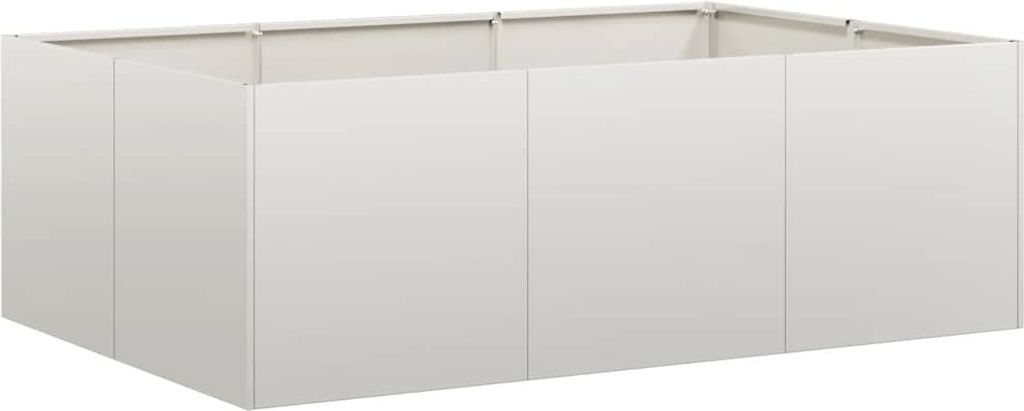 vidaXL Plantenbak, 120x80x40 cm, roestvrij staal Productafbeelding 