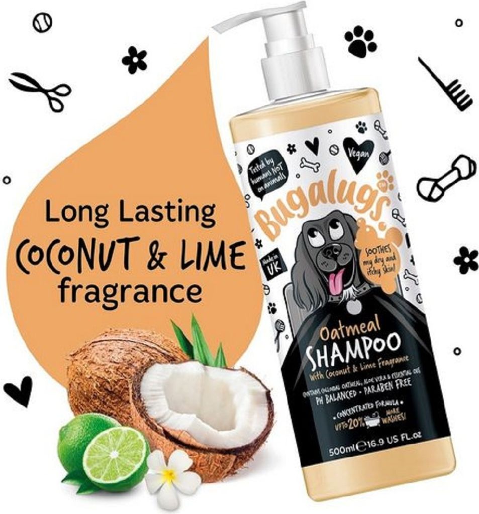 Bugalugs Hundeshampoo Oatmeal 500 ml Vegan Produktbild 