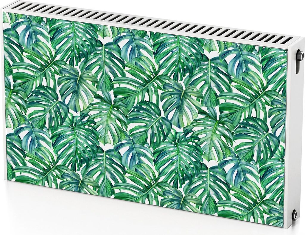 Tropengrün – Magnetische Heizkörperabdeckung – 100x60 cm – Magnet Heizkörperabdeckung – 3D Würfel – Heizkörperverkleidung – Magnet...