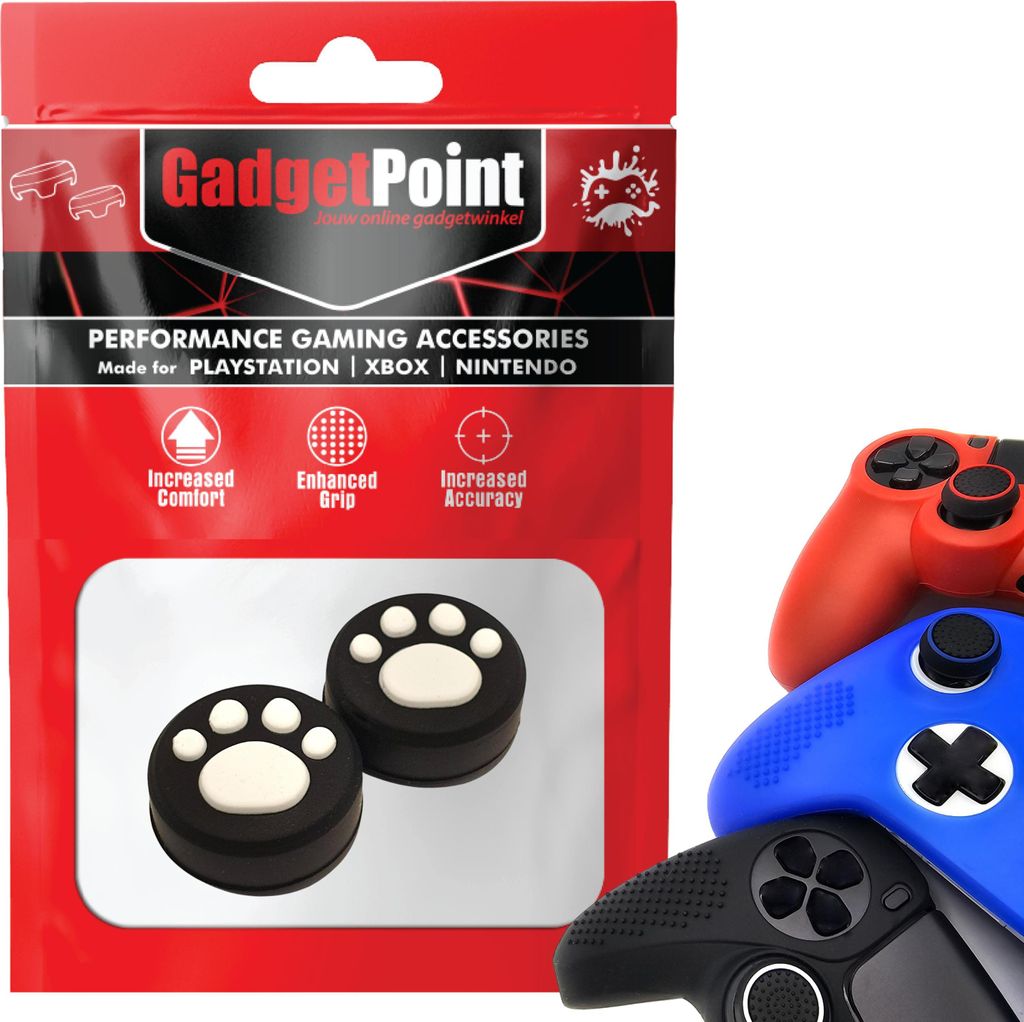 Thumbgrips - Thumb Grips voor PlayStation, PS5, Xbox X/S, One & Switch Pro Controller - Gaming Thumbgrips - Performance Anti-Slip Thumbsticks - Bes...