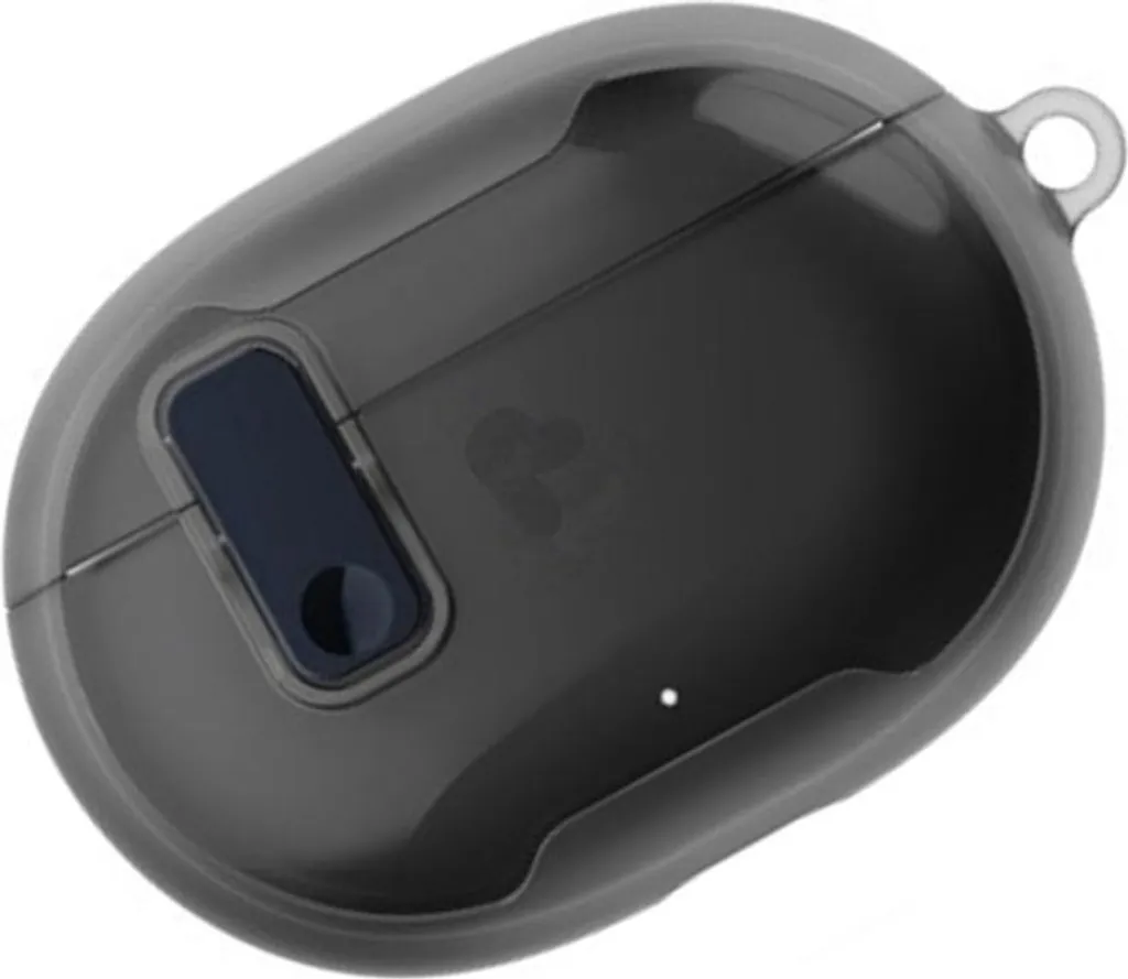 INF Custodia protettiva in TPU per Beats Studio Buds/Buds+ con blocco Trasparente+Nero