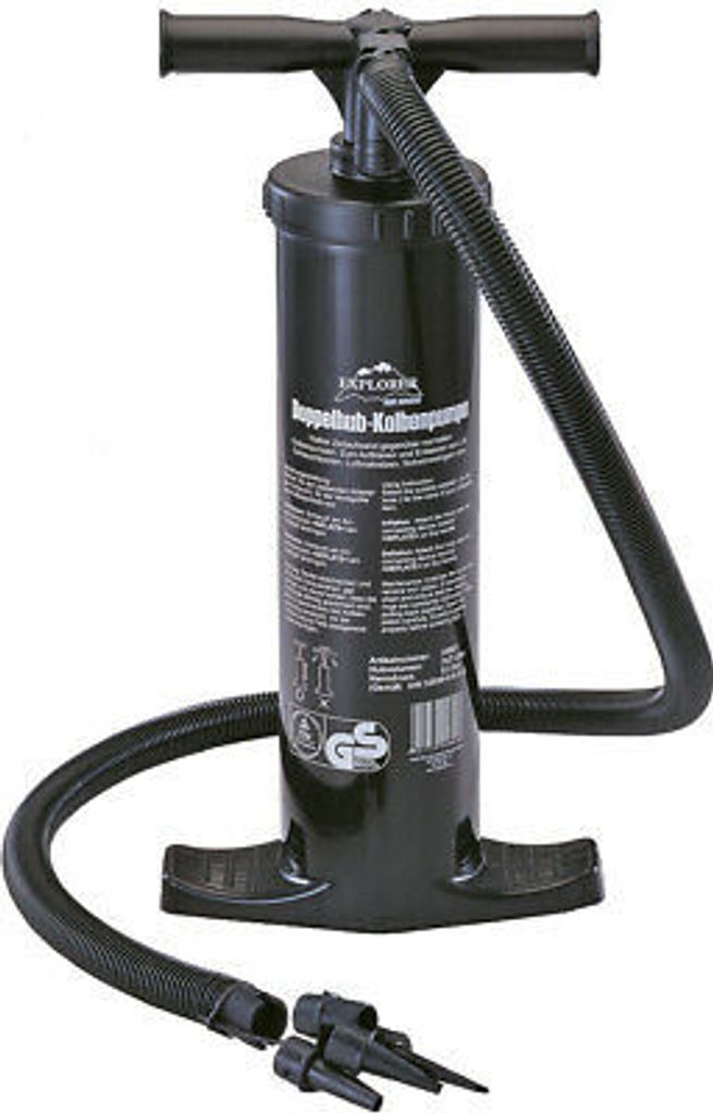 Explorer Doppelhub Luftpumpe Pumpe Standpumpe 2X2 L Pool Produktbild 