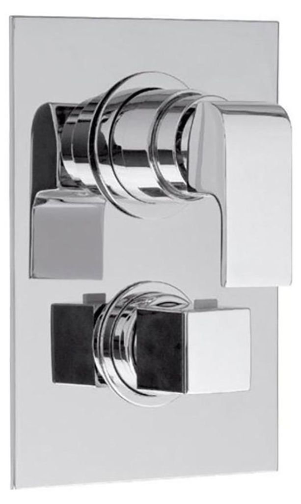 Sapho DIMY Thermostat-Dusch-Armatur, 3 Wege, Chrom