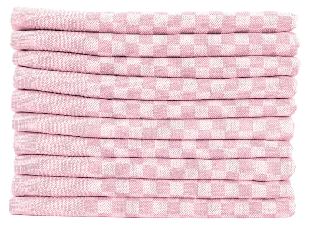 Luxus Grubentücher Rosa Halbzwirn 50x70 cm 100% Baumwolle - Produktbild 