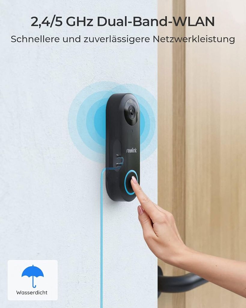 Reolink Video Doorbell WiFi intelligente 2K+ 5 MP Produktbild 15