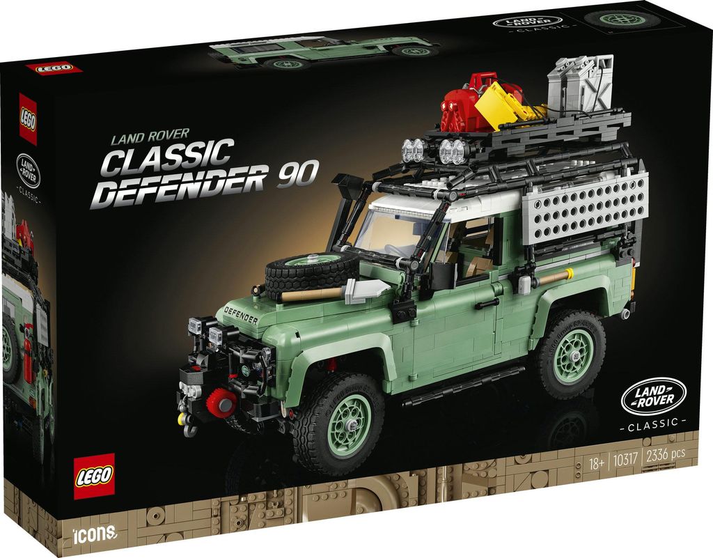 Land Rover Classic Defender 90 - Iconen LEGO 10317 Productafbeelding 