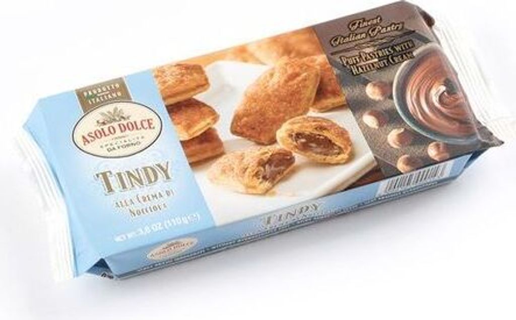 Tindy Nocciola Nusscreme-Kekse 110g - Asolo Dolce Immagine del prodotto 