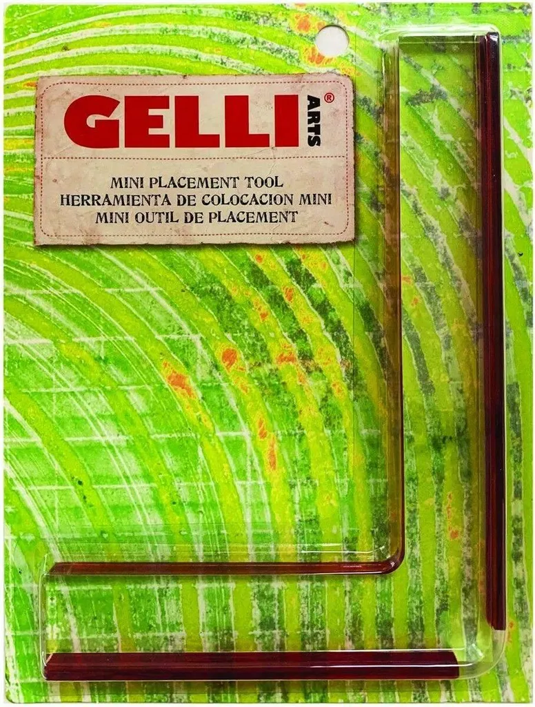 Mini outil Gelli Arts robuste pour placement de monotypes et scrapbooking