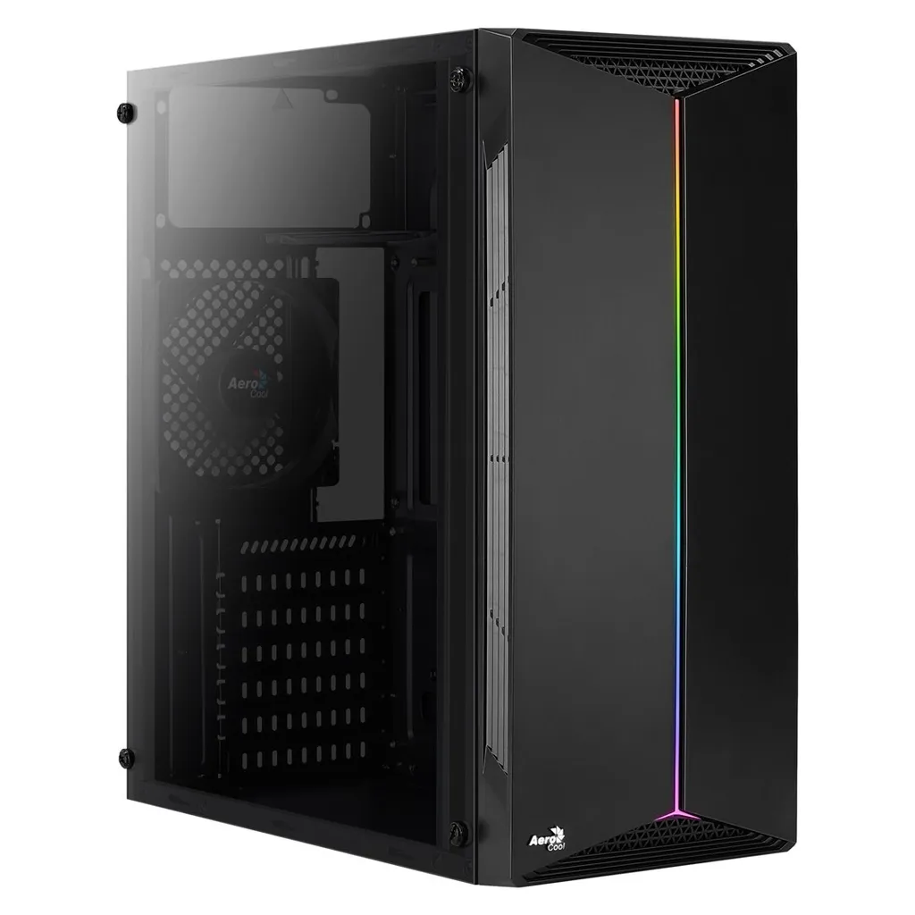 Aerocool Split Nero: Il Miglior Case Gaming Economico con LED RGB