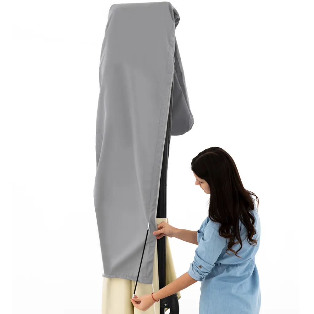 Housse parasol déporté 350 cm Derby imperméable et résistante aux UV