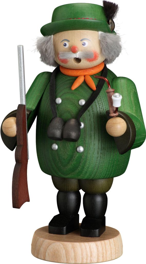 Jäger (20cm) Räuchermann von Seiffener Volkskunst