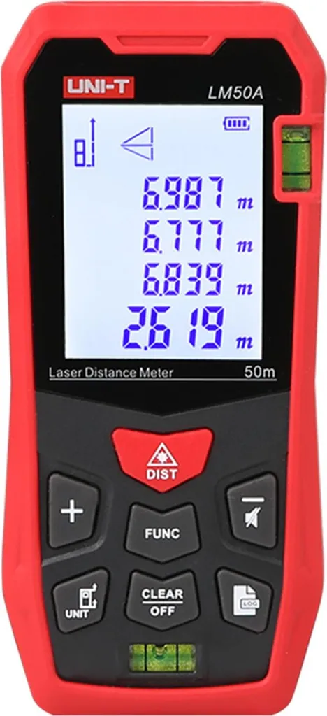 Télémètre Laser Uni-T LM50A Idéal pour Travaux de Rénovation et Déco Intérieure
