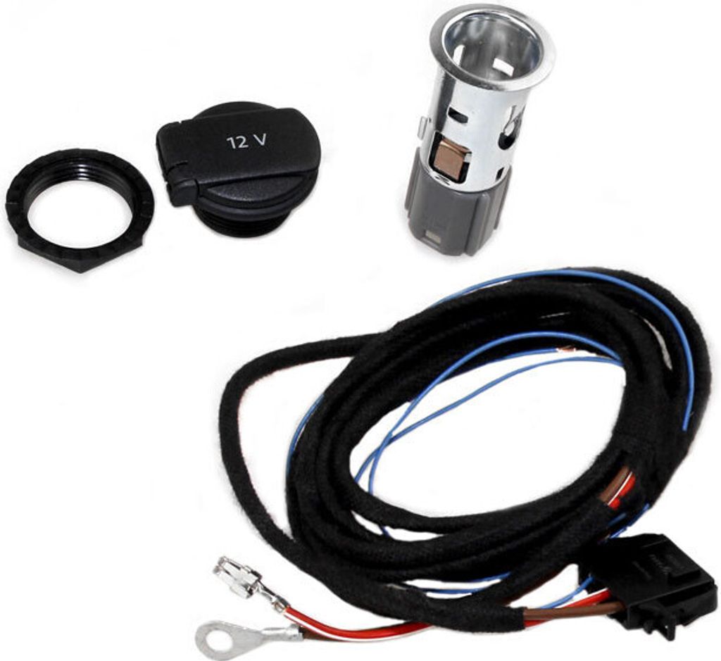 Original Kufatec Steckdose 12V Zigarettenanzünder für Audi Q3 8U TT 8S R8 4S
