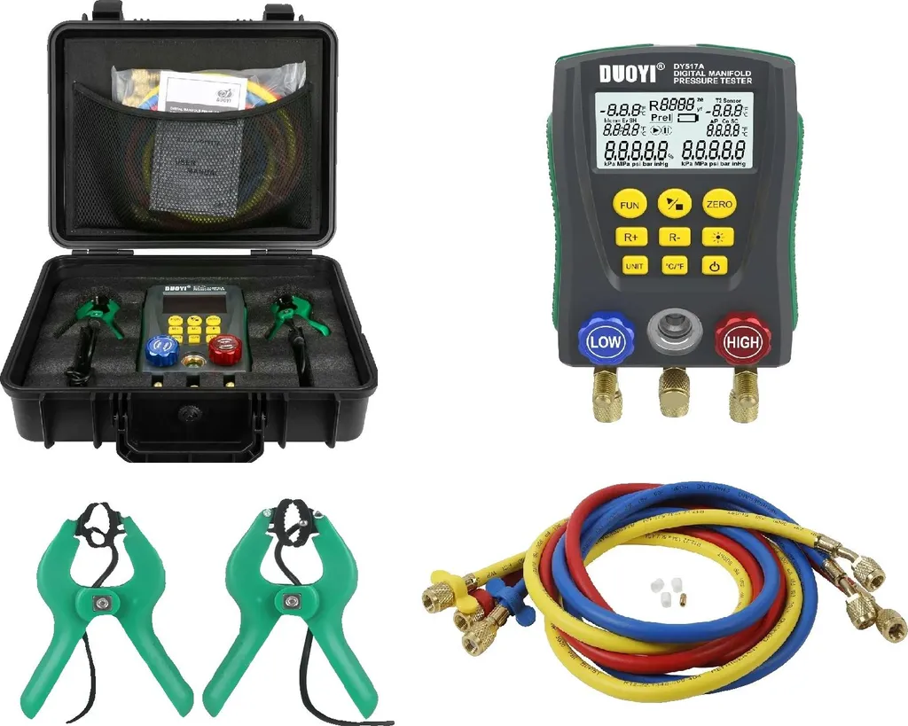 Manomètre digital de précision pour diagnostic fuite et pression