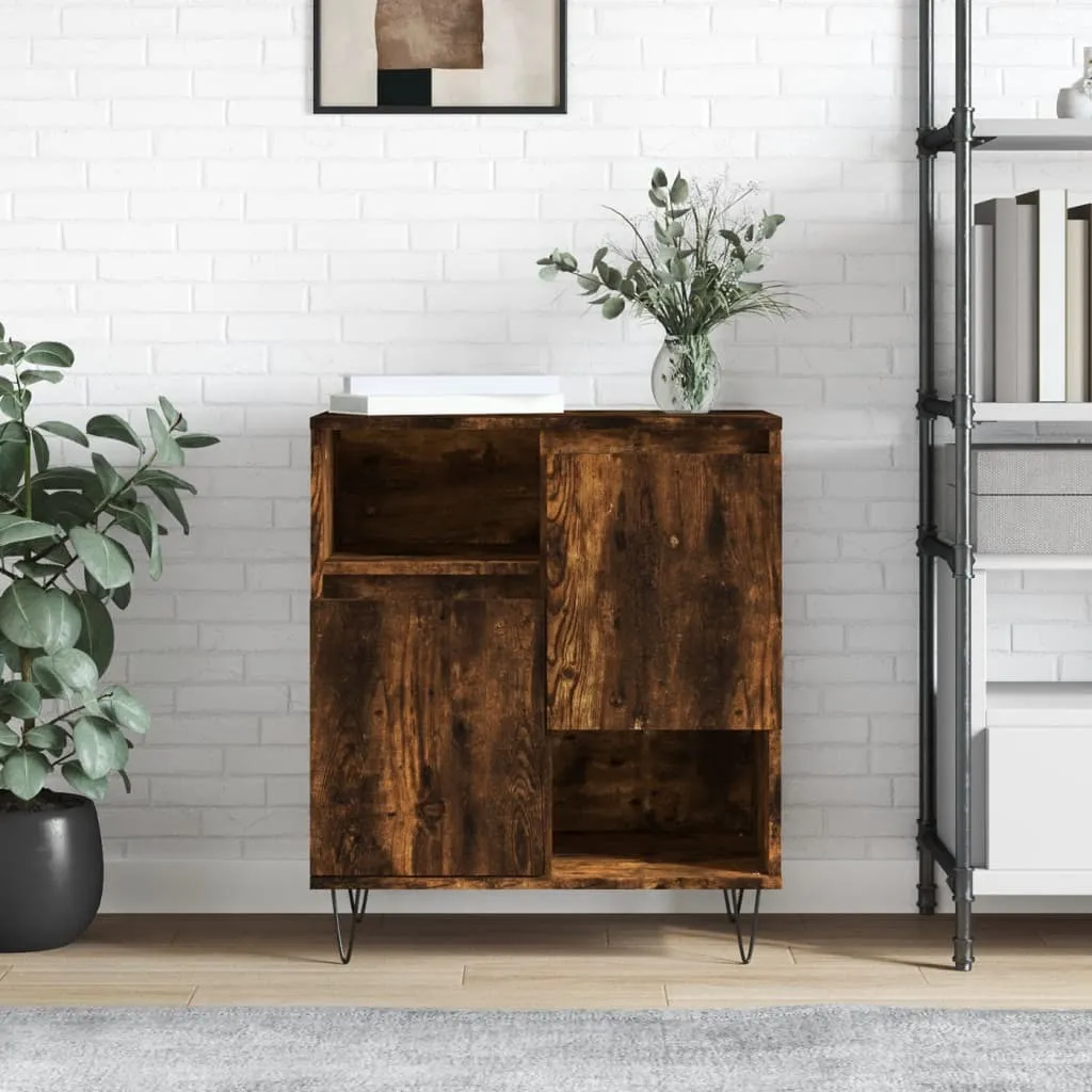 Credenza Moderna vidaXL Rovere Fumo 60x35x70 cm | Design Nordic