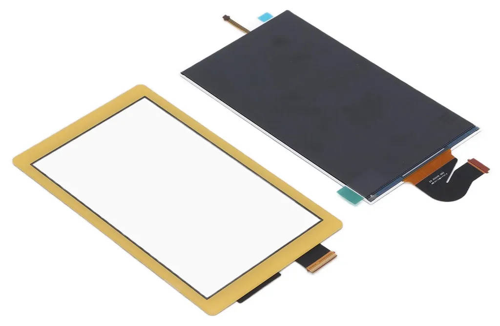 Écran LCD Switch Lite Durable avec Châssis Jaune Haute Luminosité