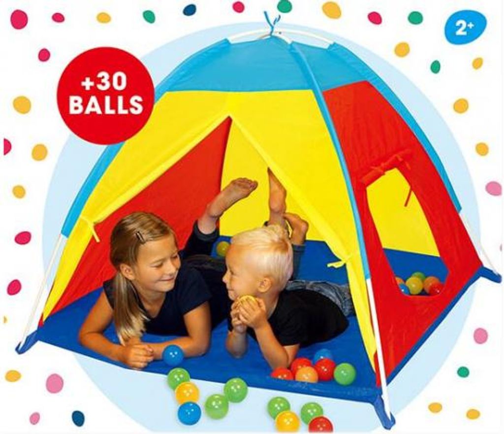 Kinderzelt Spielzelt Kinderspielzelt Spielhaus Bällepool Bällebad Zelt+100 Bälle 