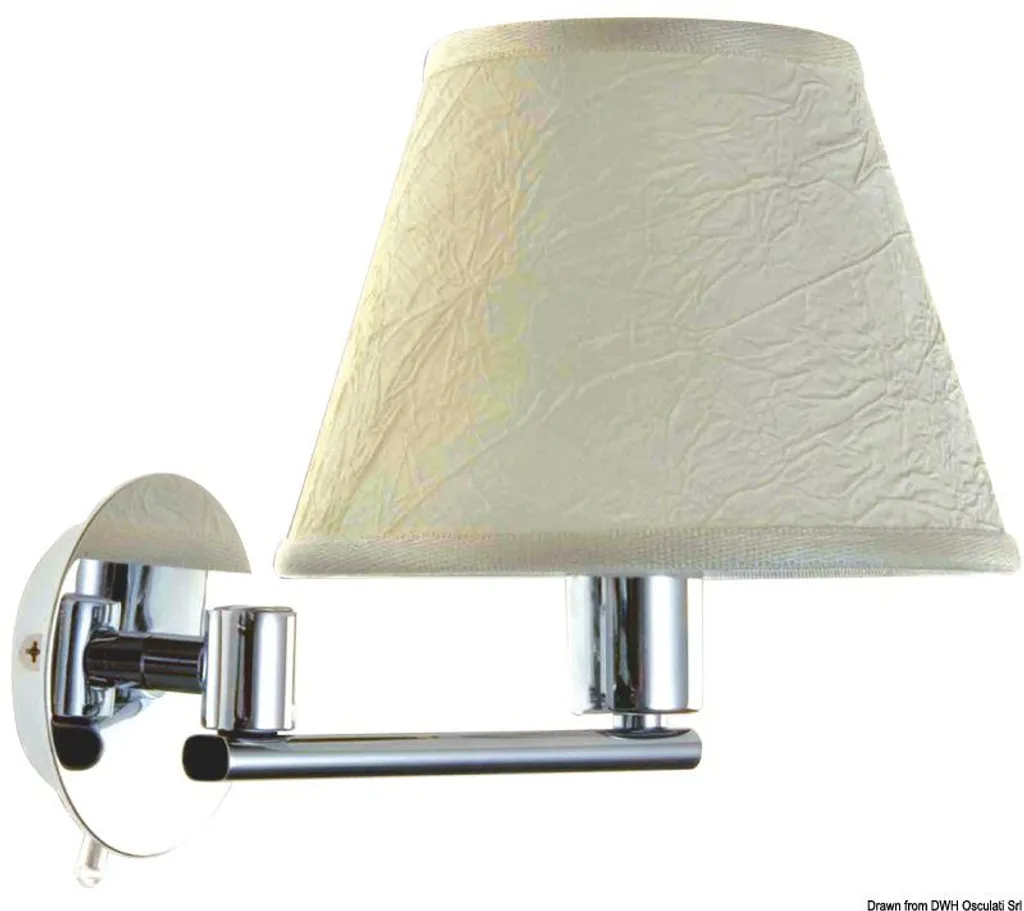 Lampe Maia laiton chromé orientable idéale pour lecture et bureau 1 pc