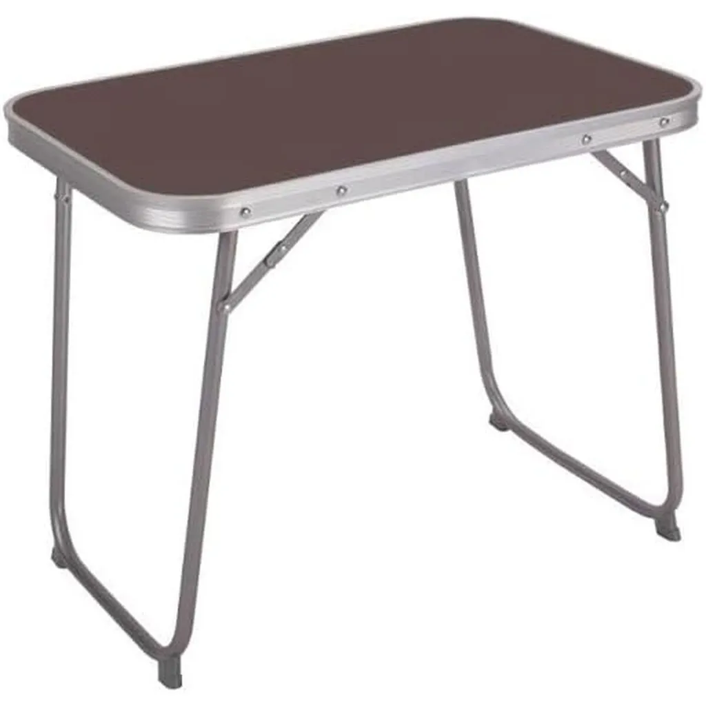 Table pliante carrée blanche 60 cm structure robuste et légère - 2