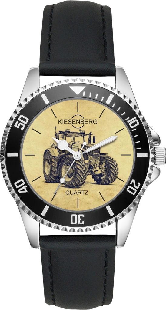 Orologio Da Uomo KIESENBERG Con Quadrante Renault Zoe – Regalo Per Fan – Quarzo 43mm, Cinturino Pelle
