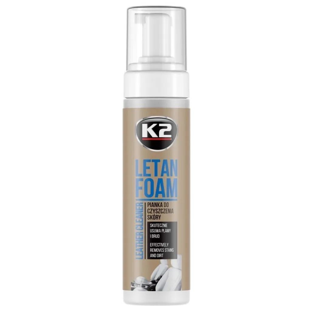 K2 Letan Leather Foam 200ml - Trattamento Esclusivo per Pelletteria di Pregio - 1
