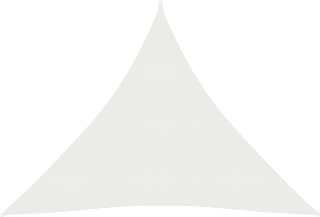 The Living Store Sonnensegel 160 g/m² Weiß 4,5x4,5x4,5 m HDPE