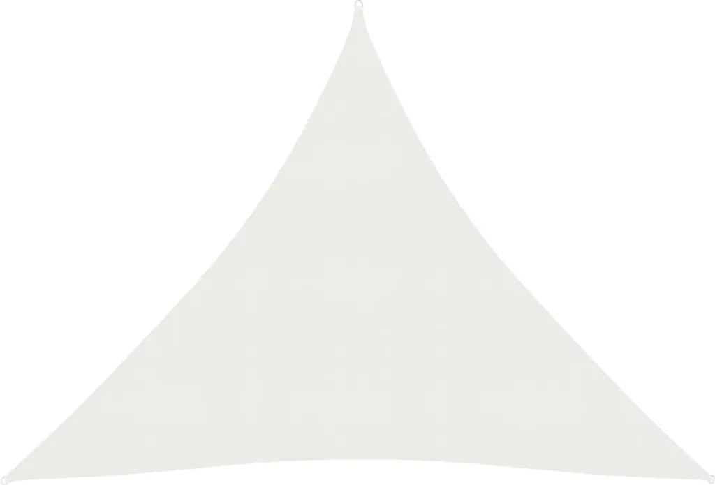 Tenda da sole The Living Store 160 g/m² bianco 4,5x4,5x4,5 m HDPE