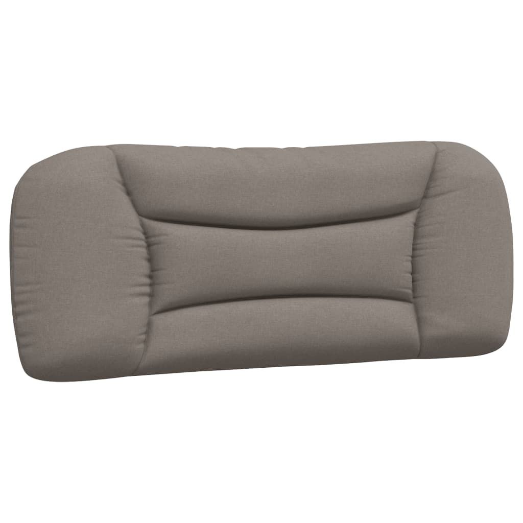 Kopfteil-Kissen "Hvar" Taupe 100 cm Stoff
