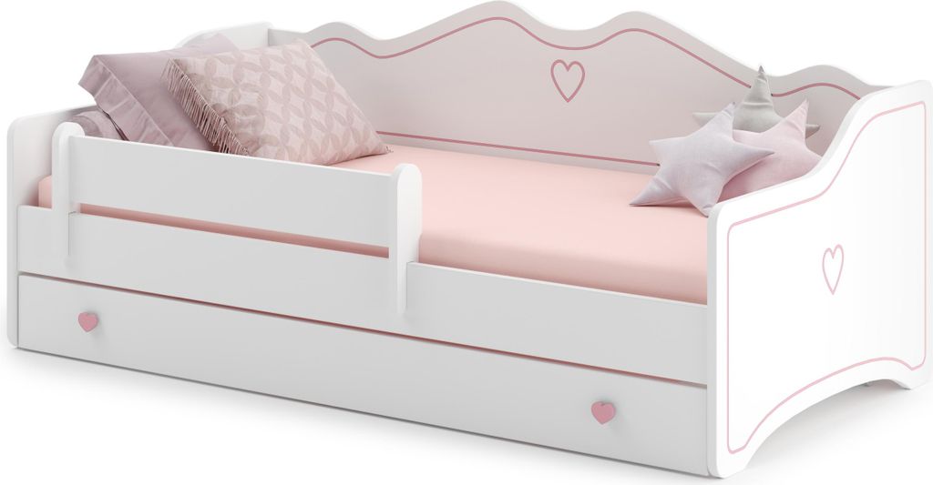 Detská posteľ Emma 160x80 ružová Obrázok produktu 